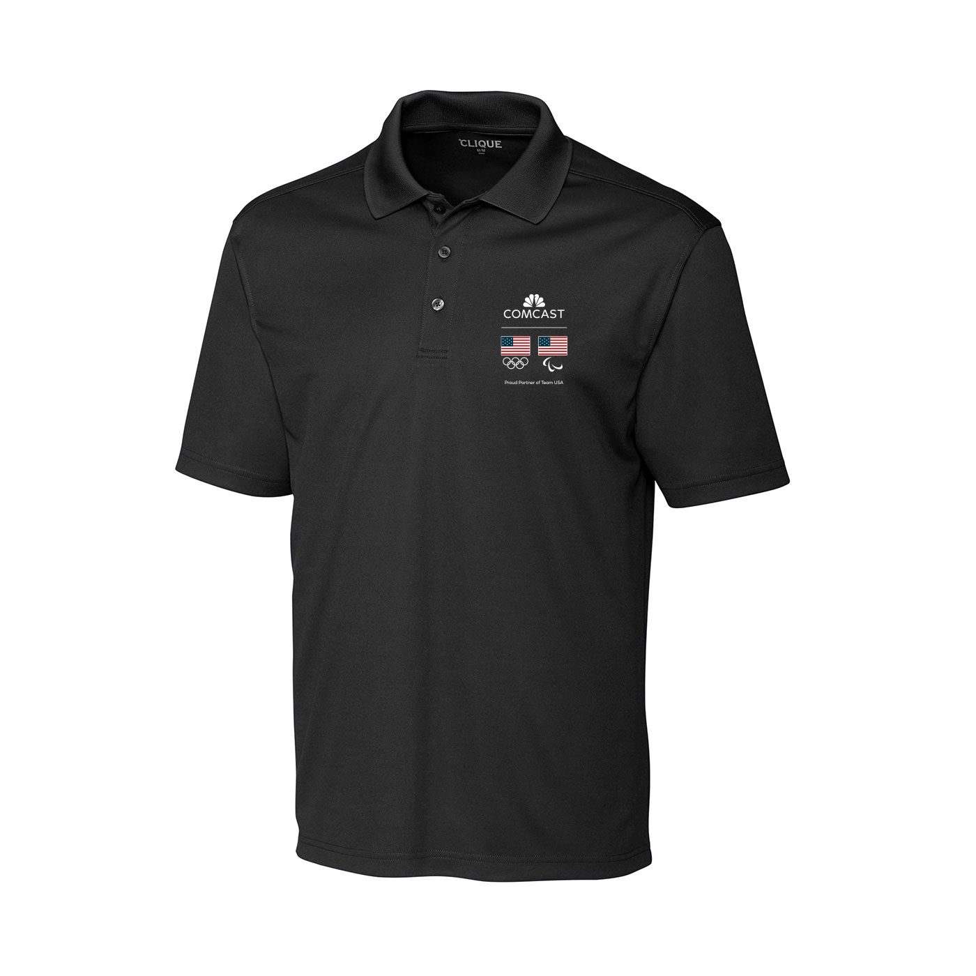 COM 2026 Milan Cortina Eco Polo Black